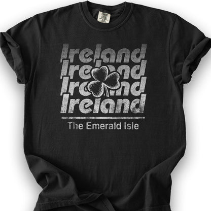 Ireland Retro Echo T-shirt - Black