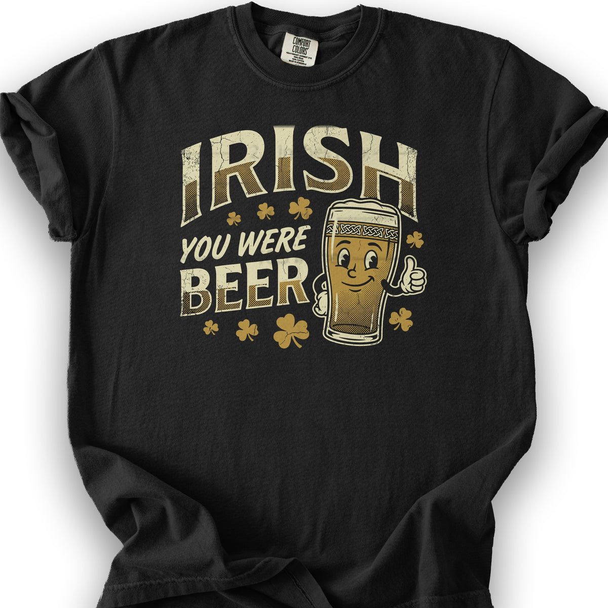 Irish You Were Beer T-shirt - Black