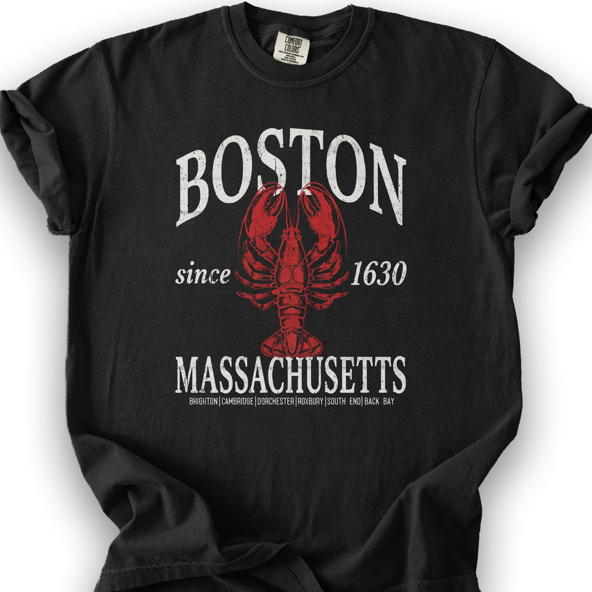 Boston Classic Lobster T-Shirt - Black