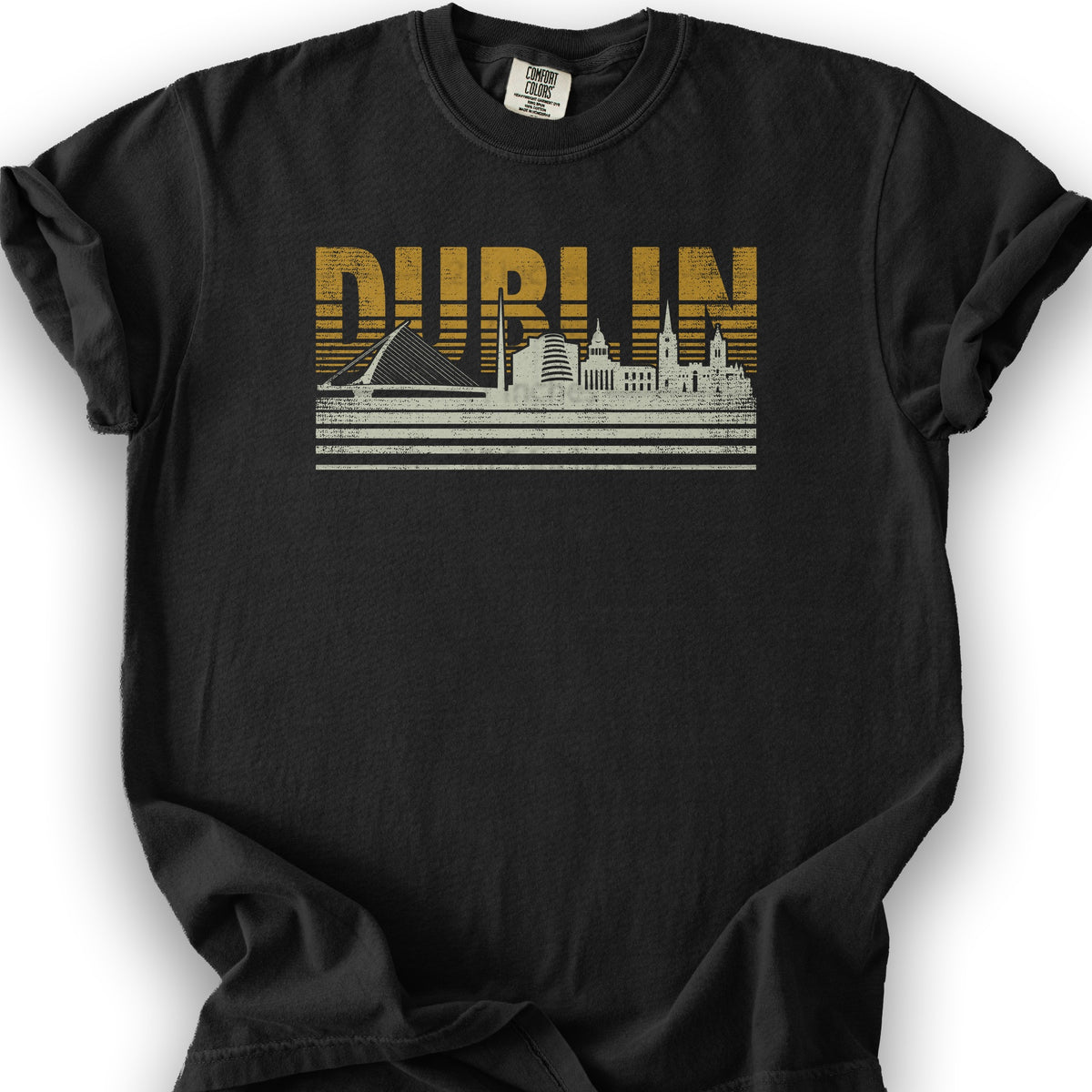 Dublin Stripes T-Shirt - Black