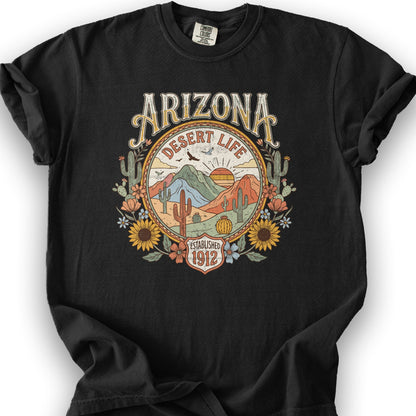 Arizona Desert Life T-Shirt - Black