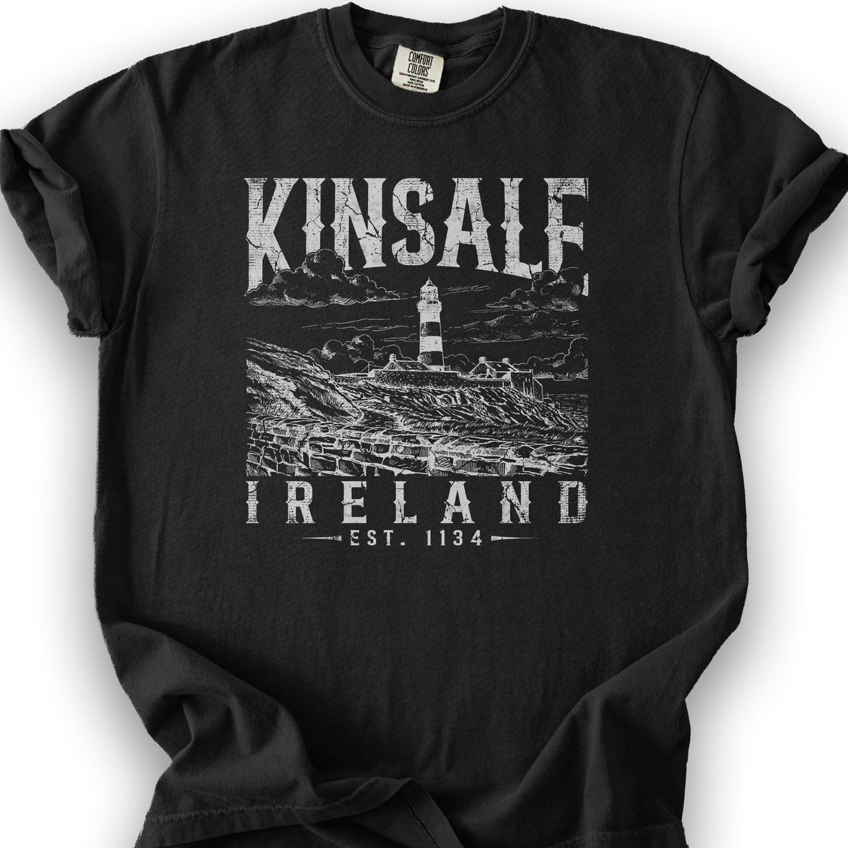 Kinsale Ireland T-Shirt - Black
