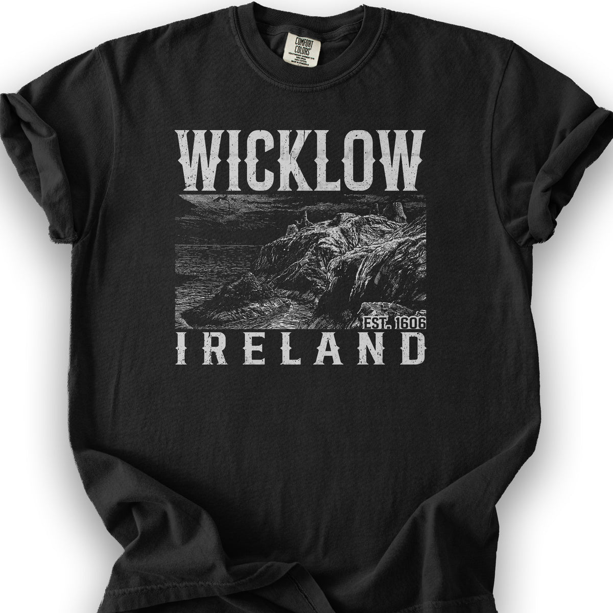 Wicklow Ireland T-Shirt - Black
