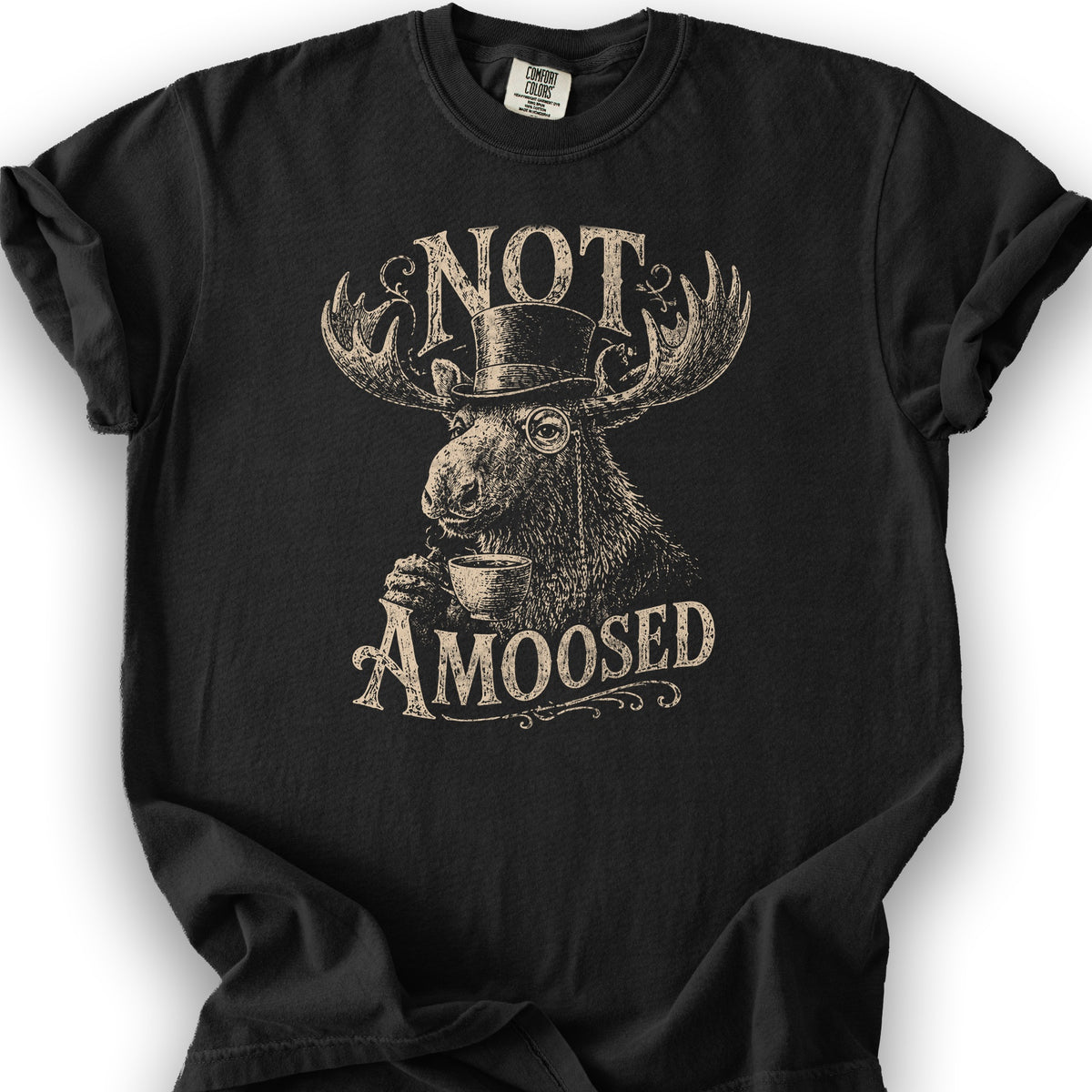 Not AMoosed T-Shirt - Black