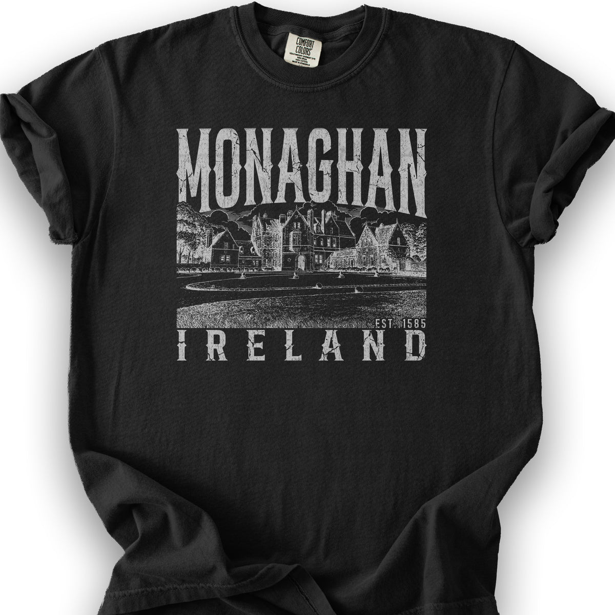 Monaghan Ireland T-Shirt - Black