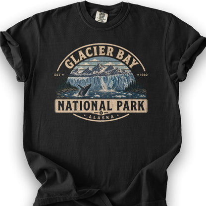 Glacier Bay Medallion T-Shirt - Black