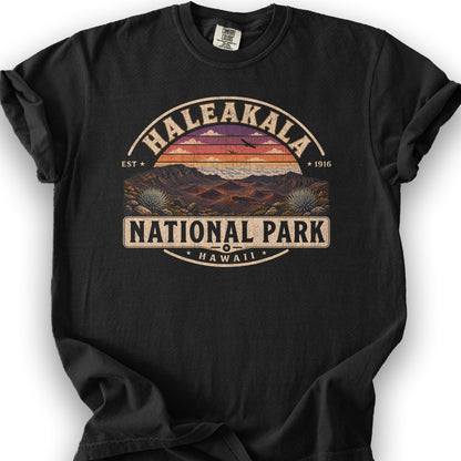 Haleakala Medallion T-Shirt - Black