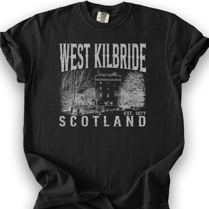 West Kilbride Sketch T-Shirt - Black