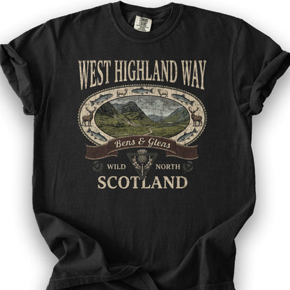 West Highland Way Heritage T-Shirt - Black