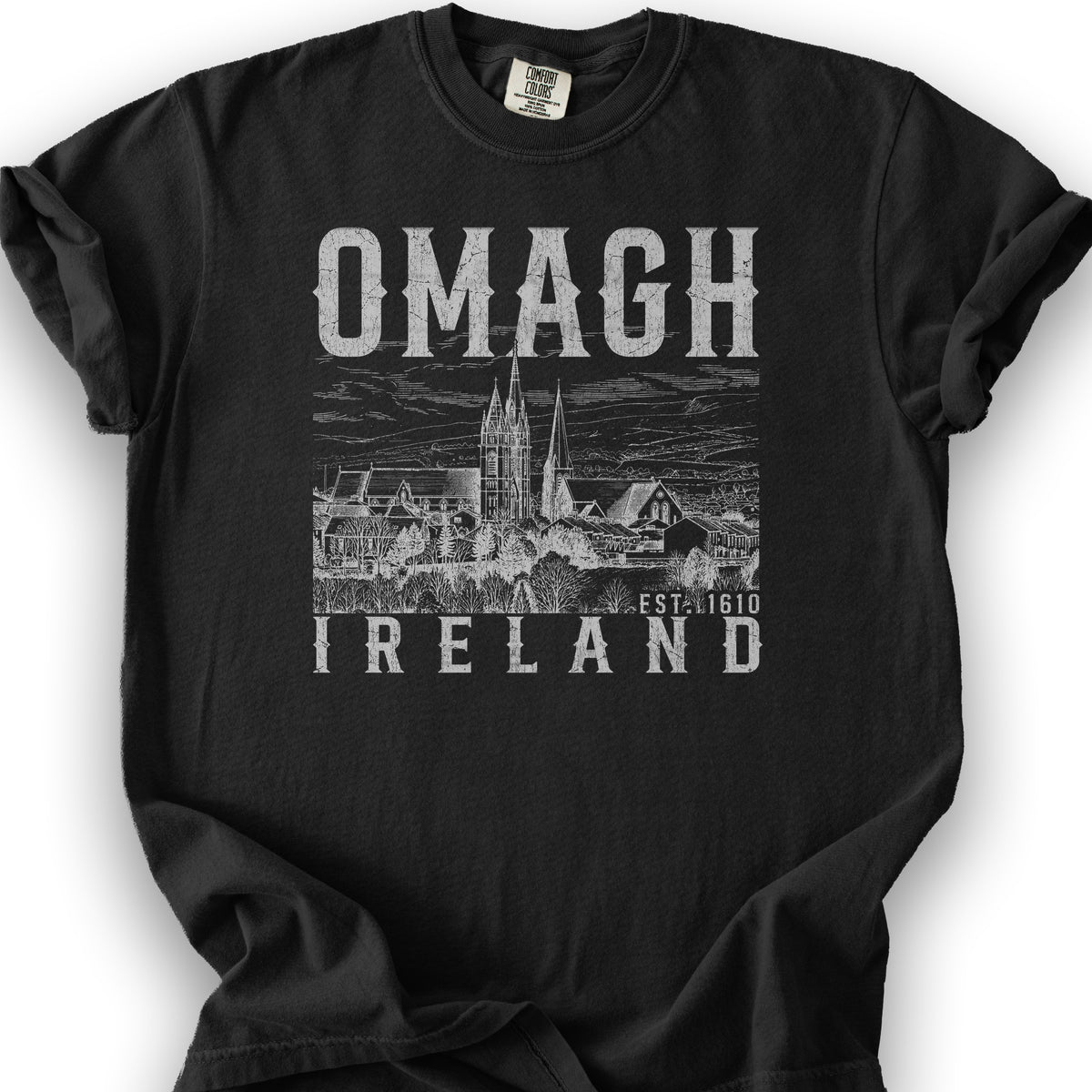 Omagh Ireland T-Shirt - Black