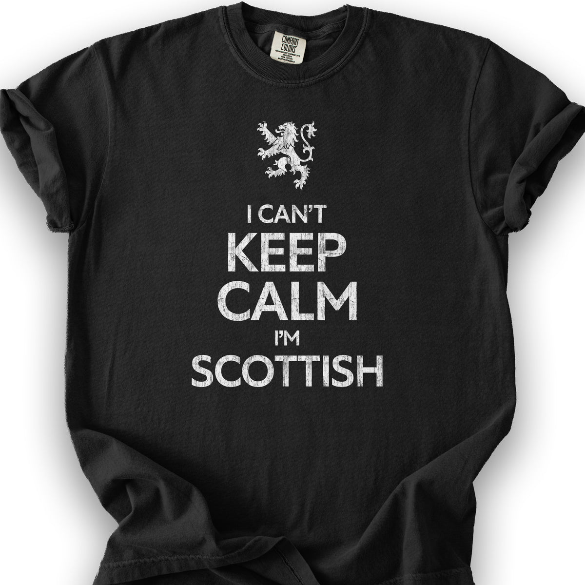 Keep Calm Scottish T-Shirt - Black