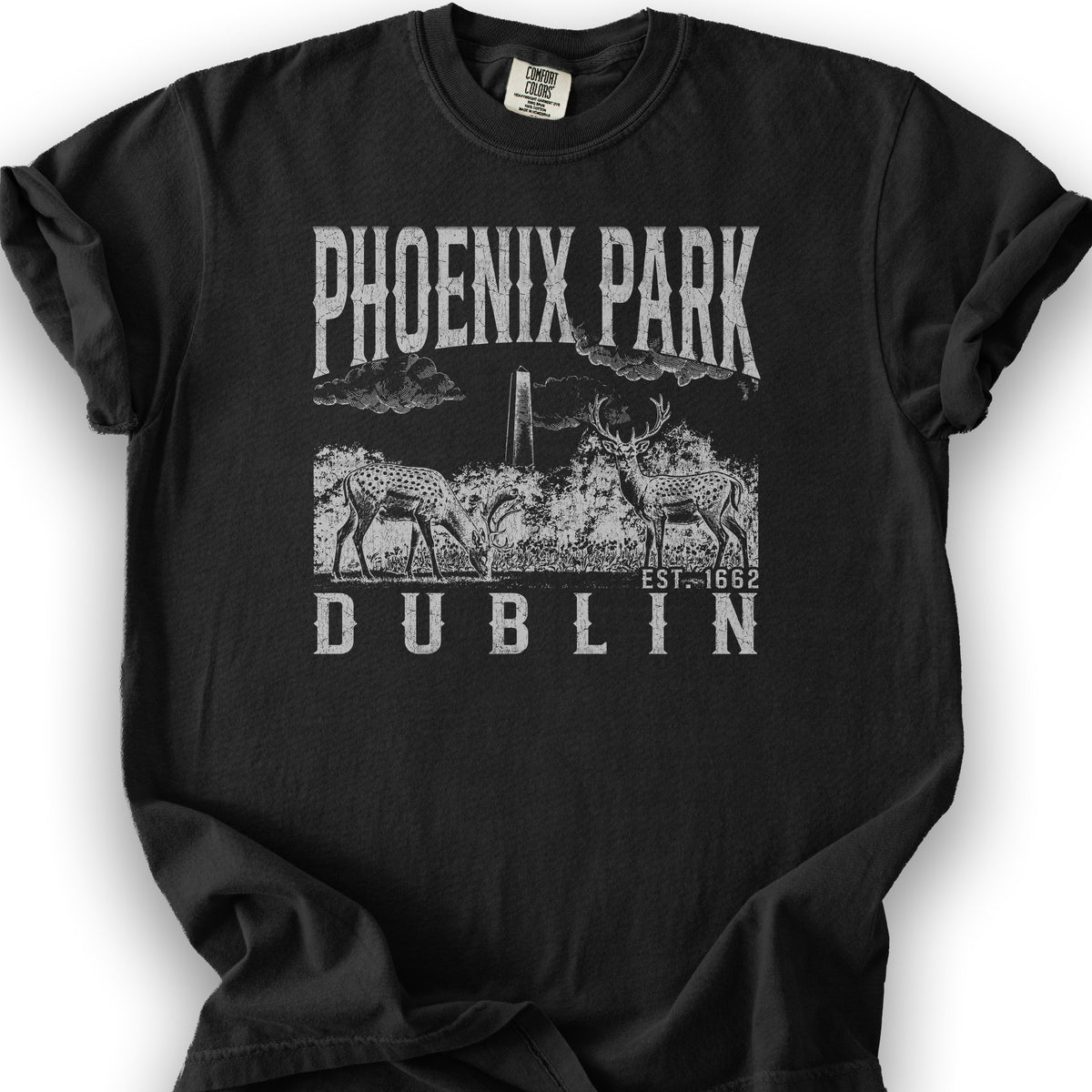 Phoenix Park Dublin T-Shirt - Black