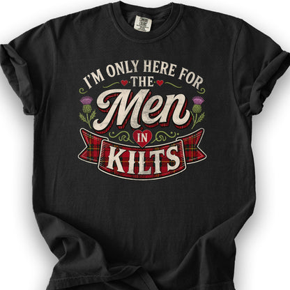 Men In Kilts T-Shirt - Black