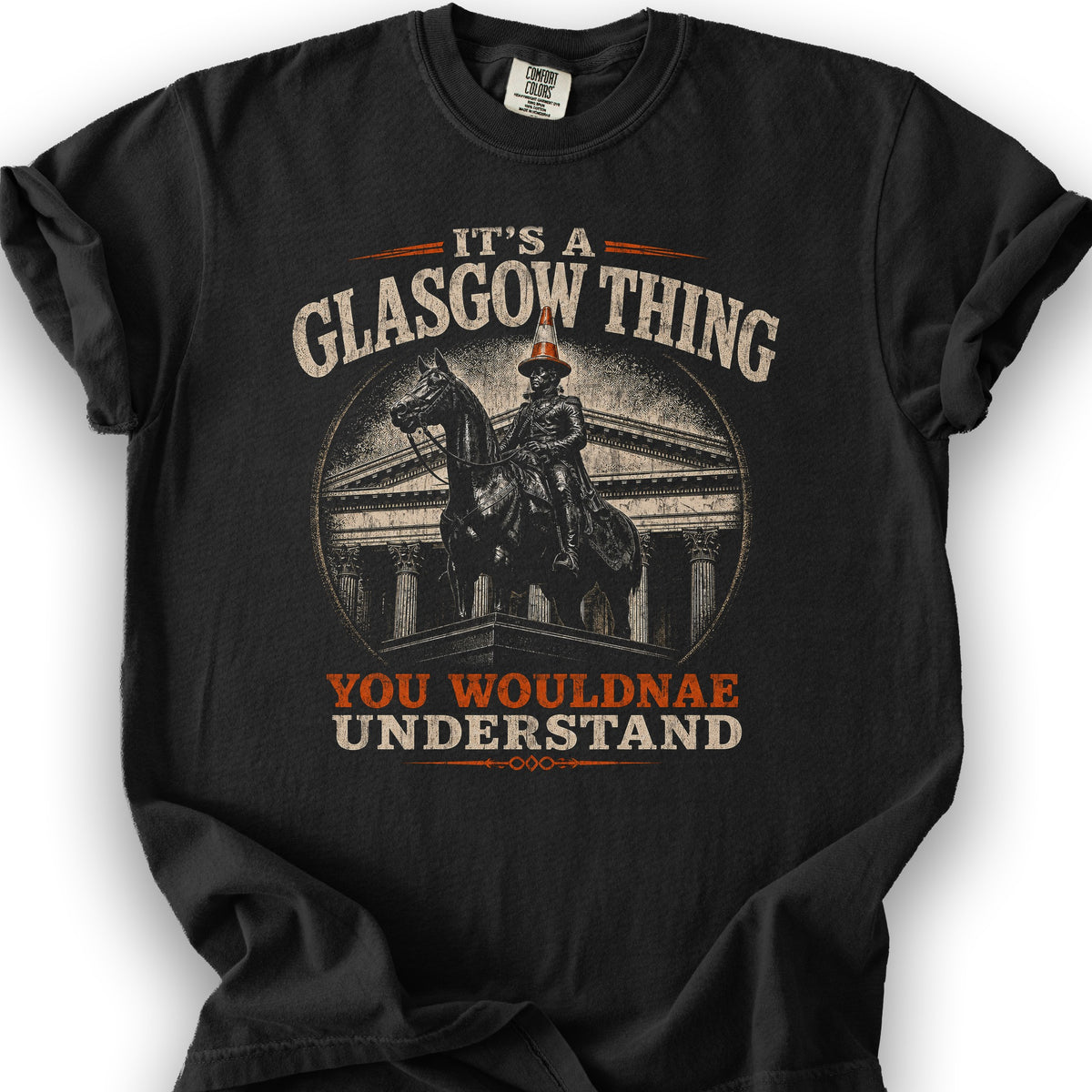 Glasgow Cone T-Shirt - Black