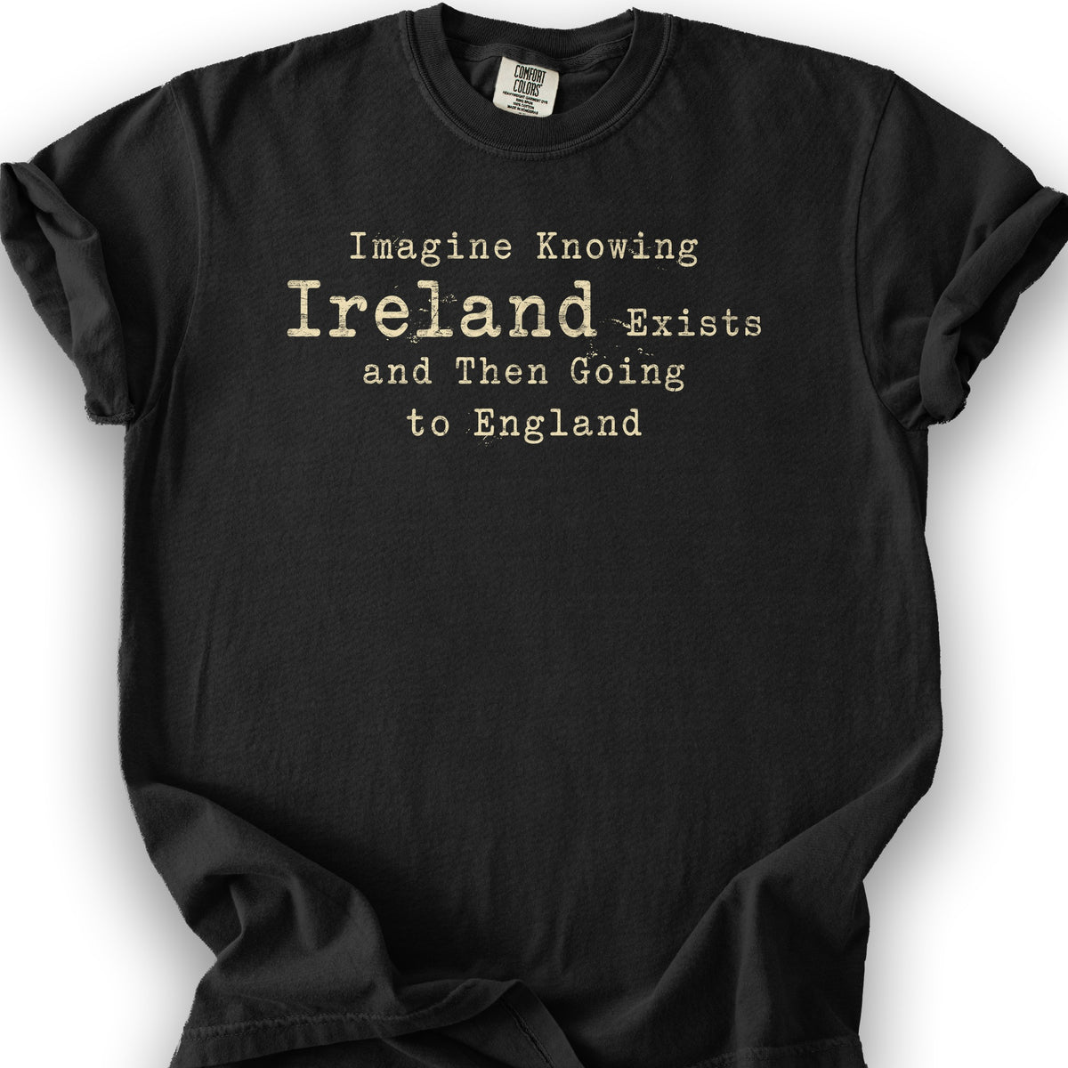 Ireland Exists T-Shirt - Black