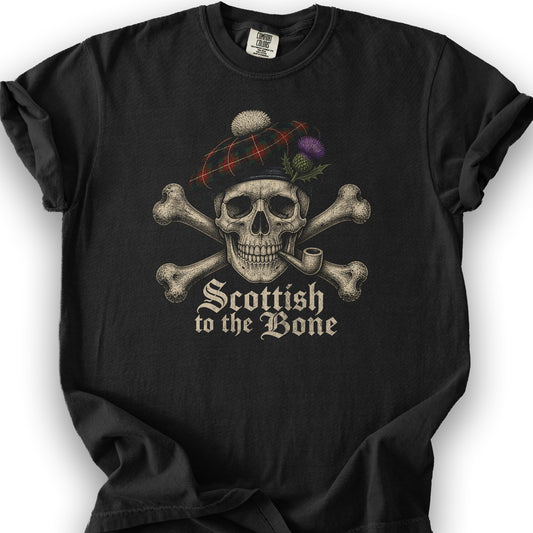 Scottish Crossbones T-Shirt - Black