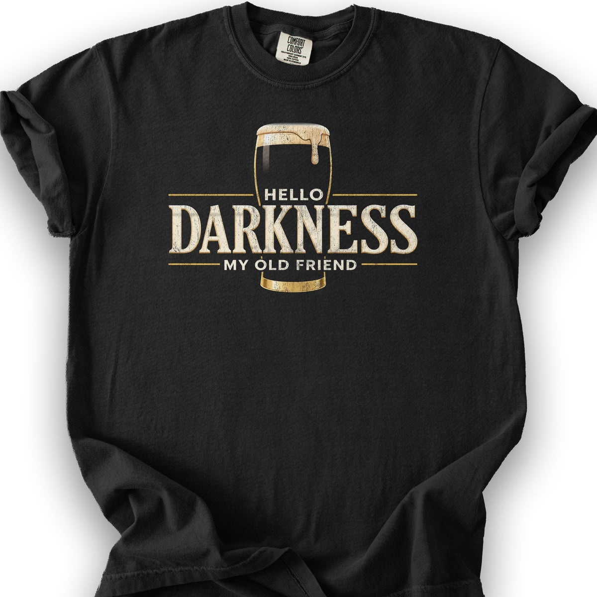 Darkness My Old Friend T-Shirt - Black