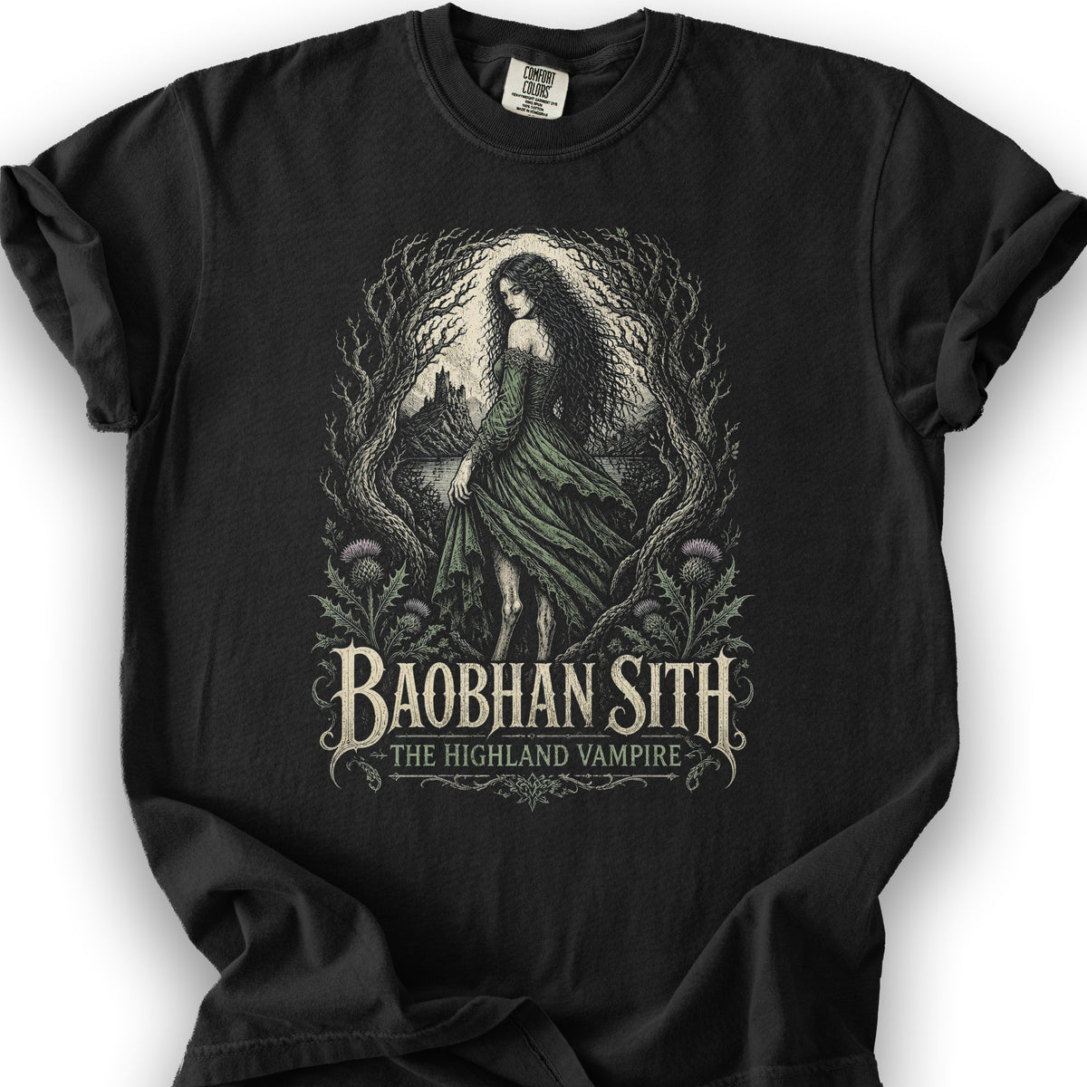 Baobhan Sith Vampire T-Shirt - Black