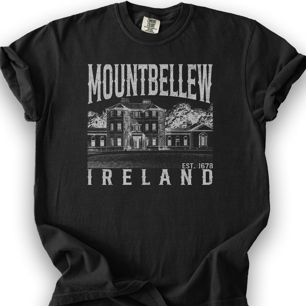 Mountbellew Ireland Sketch T-Shirt - Black
