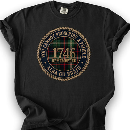 Cannot Proscribe A People T-Shirt - Black