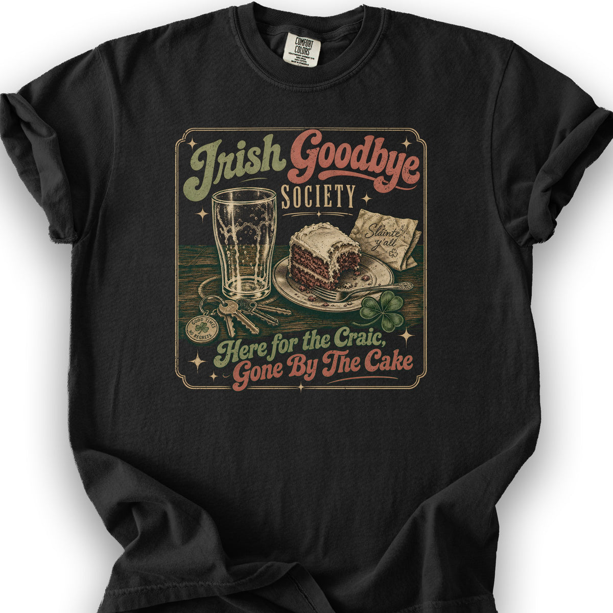Irish Goodbye Society T-Shirt - Black