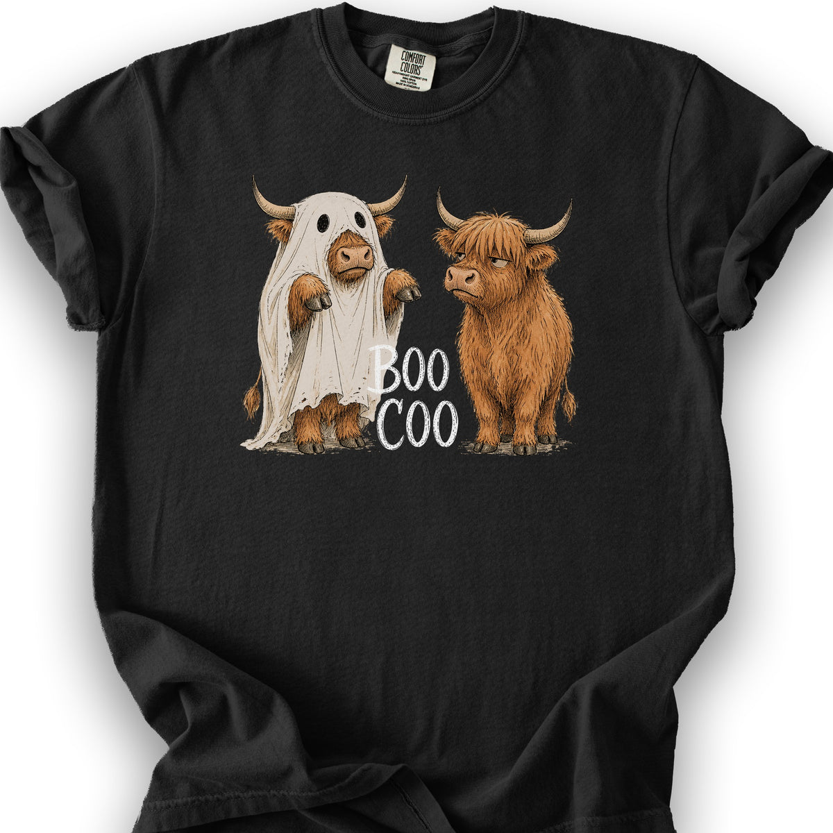 Boo Coo Duo T-Shirt - Black
