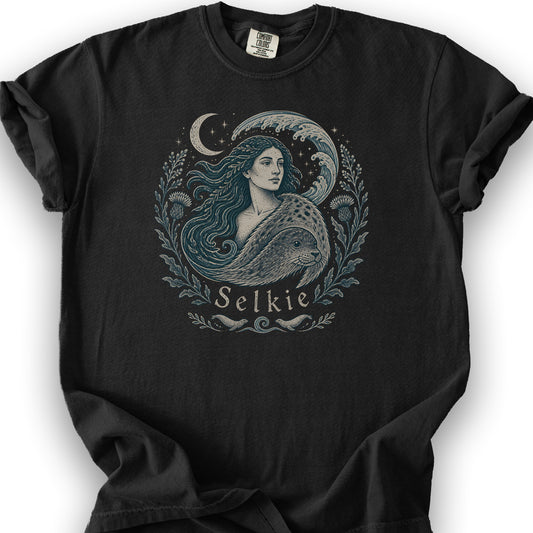 Moonlit Selkie T-Shirt - Black