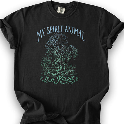 Spirit Animal Kelpie T-Shirt - Black