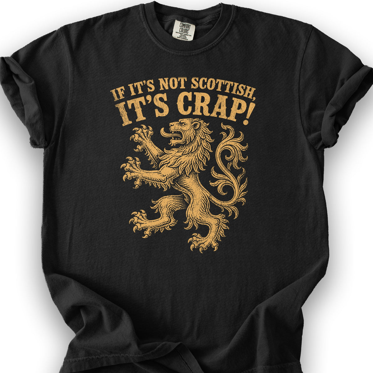 Not Scottish It's Crap T-Shirt - Black