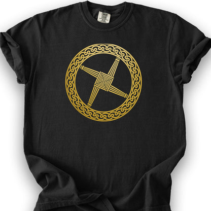 St Brigids Cross T-Shirt - Black