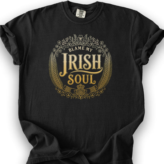 My Irish Soul T-Shirt - Black