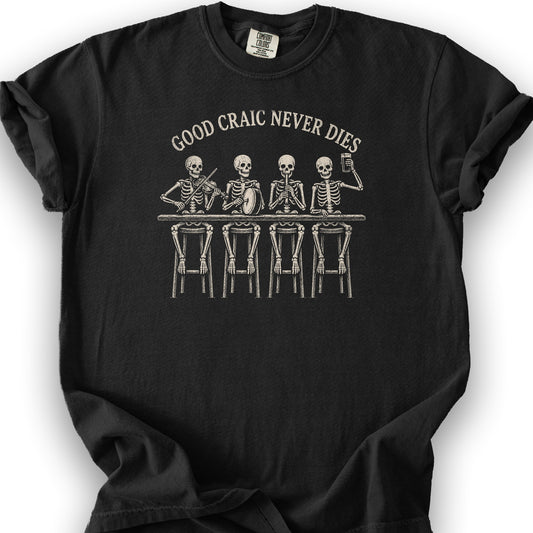 Craic Skeletons T-Shirt - Black