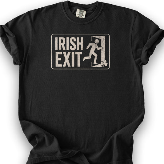 Irish Exit T-Shirt - Black