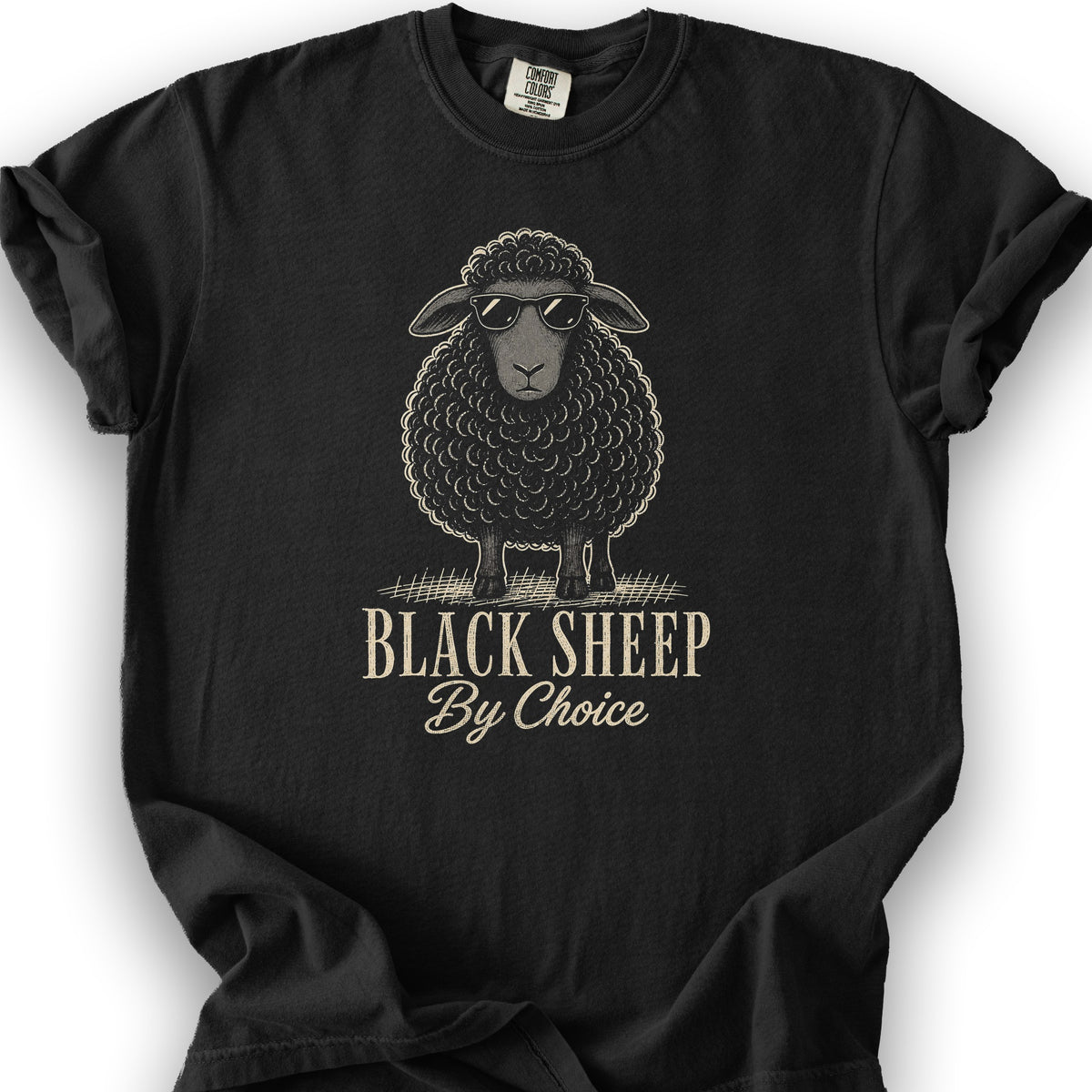 Black Sheep By Choice T-Shirt - Black