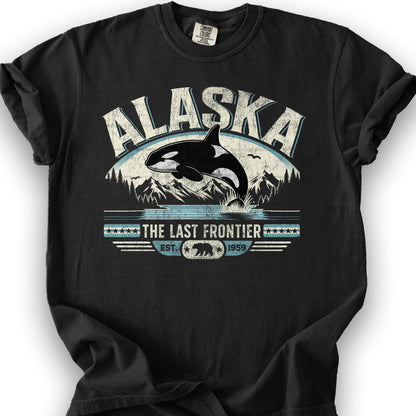 Alaska The Last Frontier "Orca" T-Shirt - Black