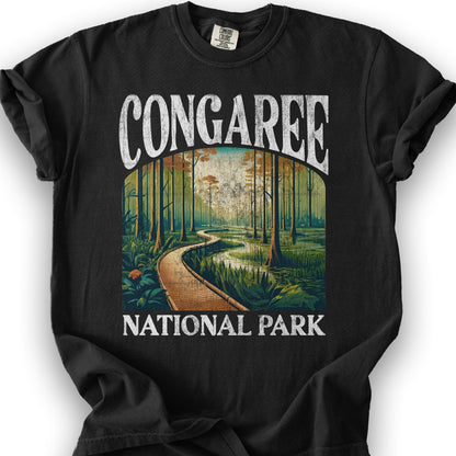 Congaree National Park "Big and Bold" T-Shirt - Black