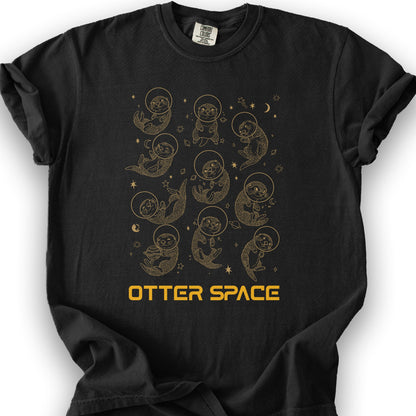 Otter Space T-shirt - Black