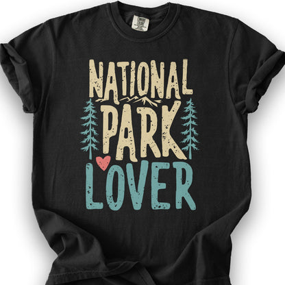 National Park Lover T-Shirt - Black