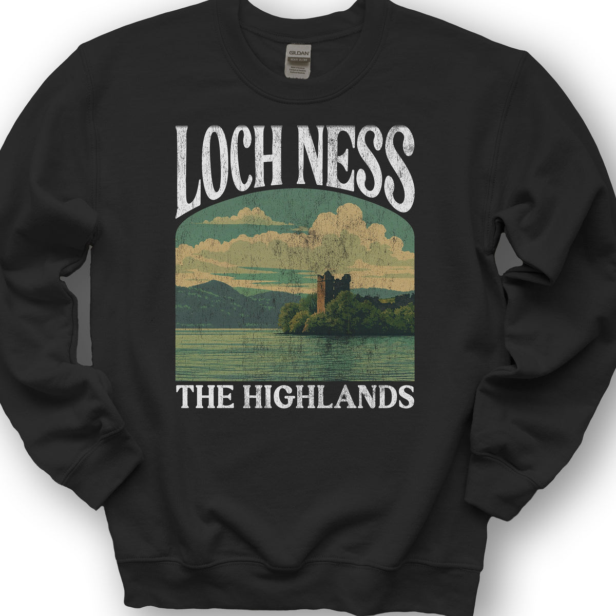 Loch Ness "Big and Bold" Sweatshirt - Black