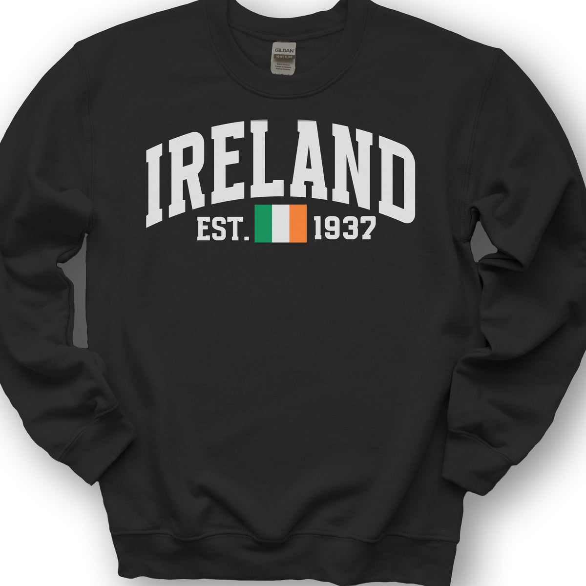 Ireland Varsity Flag Sweatshirt - Black