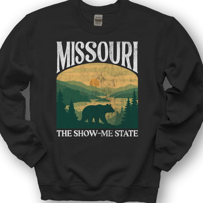 Missouri "Big and Bold" Sweatshirt - Black