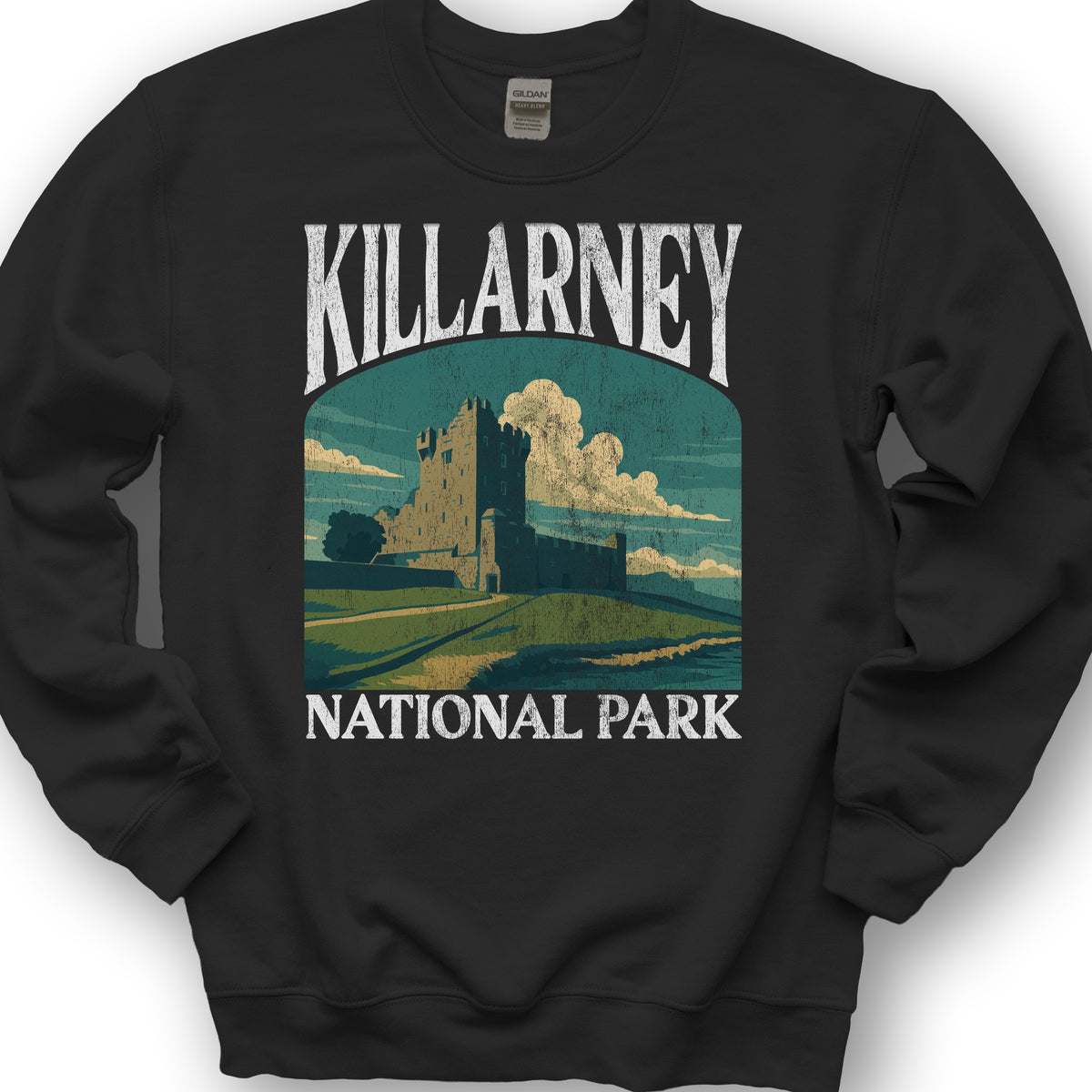 Killarney National Park "Big and Bold" Sweatshirt - Black