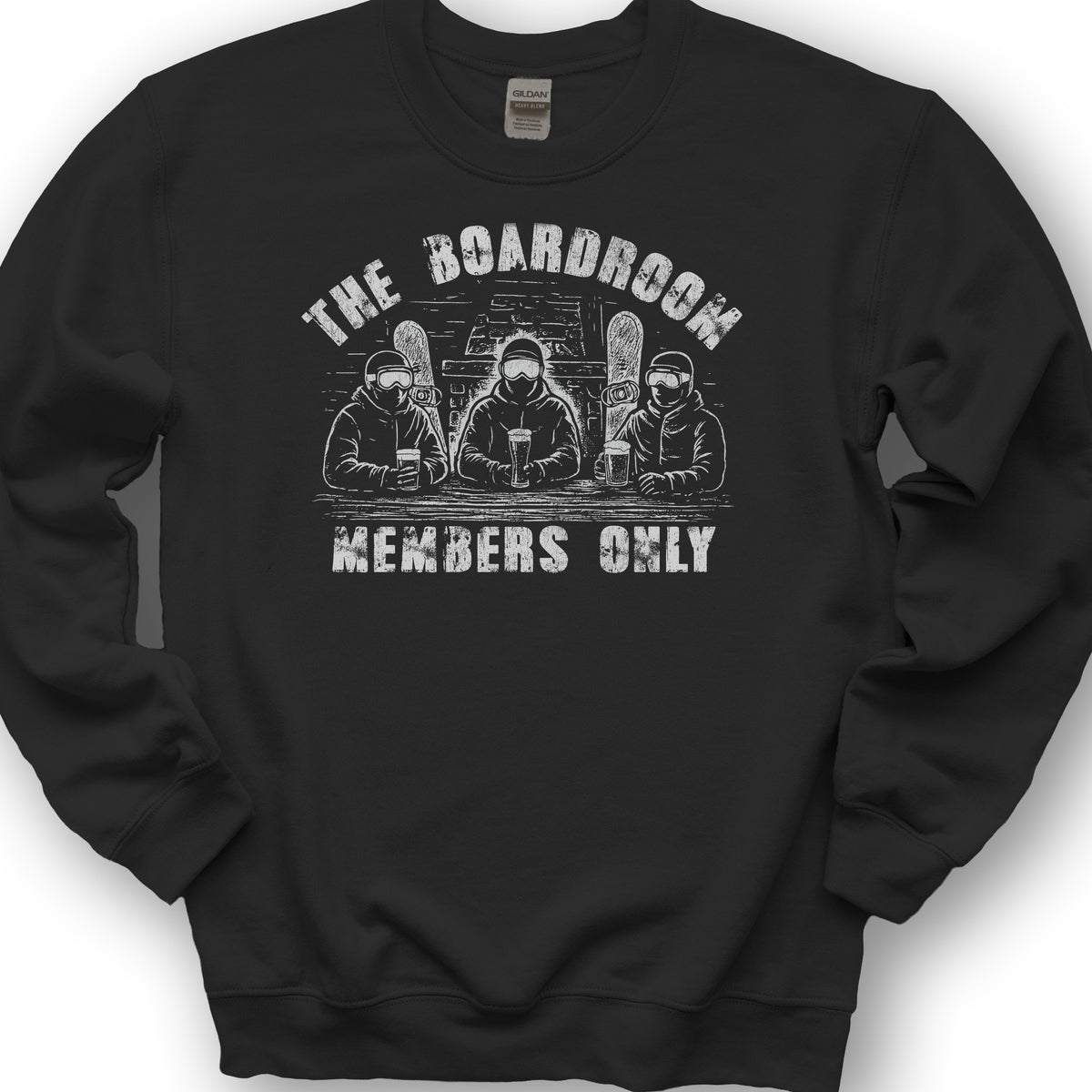 "Boadroom" Snowboard Sweatshirt - Black