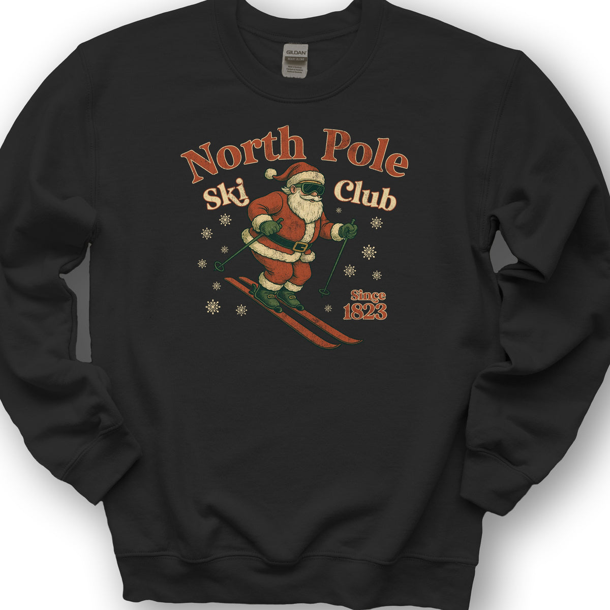 North Pole Ski Club Sweatshirt - Black