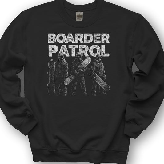 Boarder Patrol Sweatshirt - Black