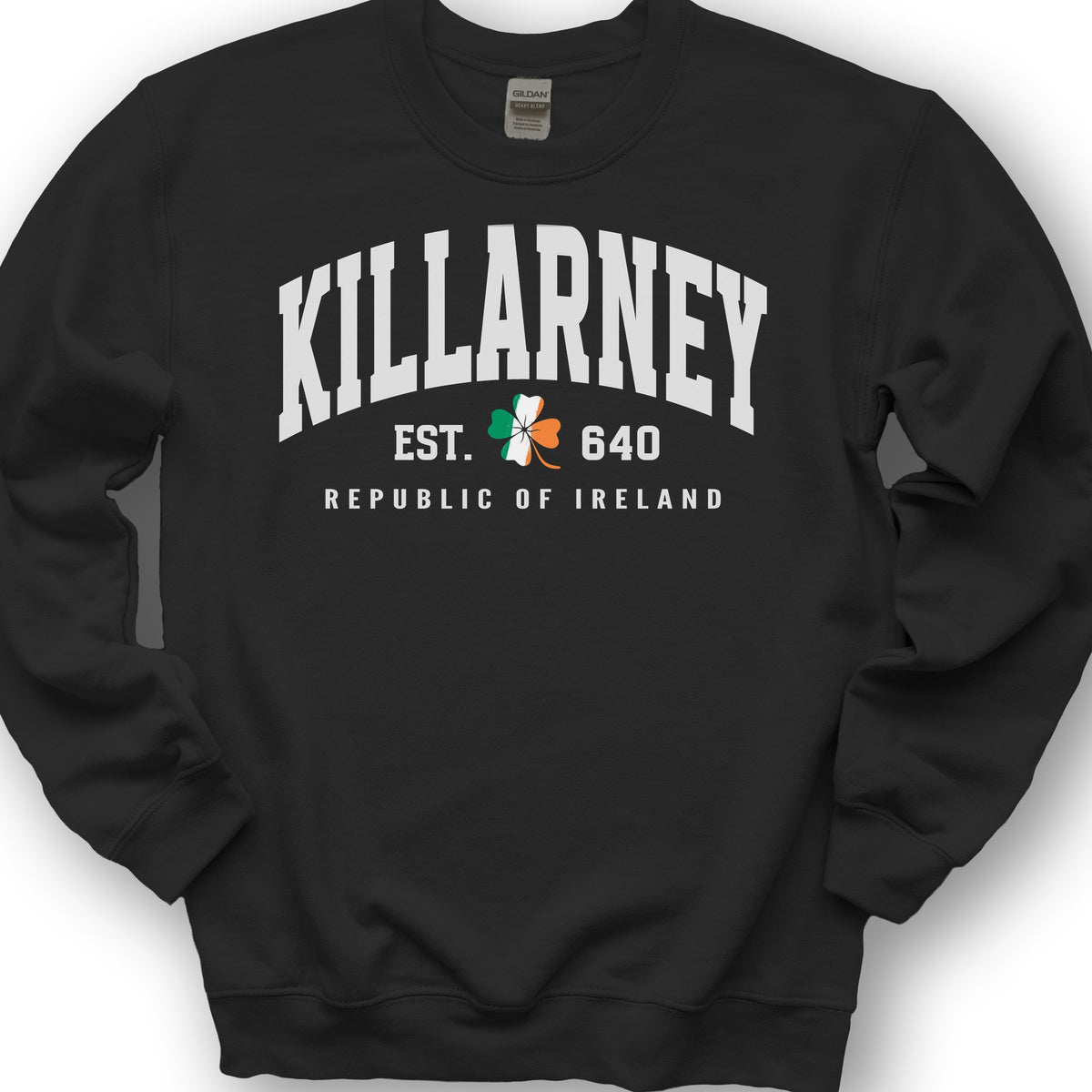 Killarney Varsity Flag Sweatshirt - Black
