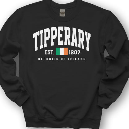Tipperary Varsity Sweatshirt - Black