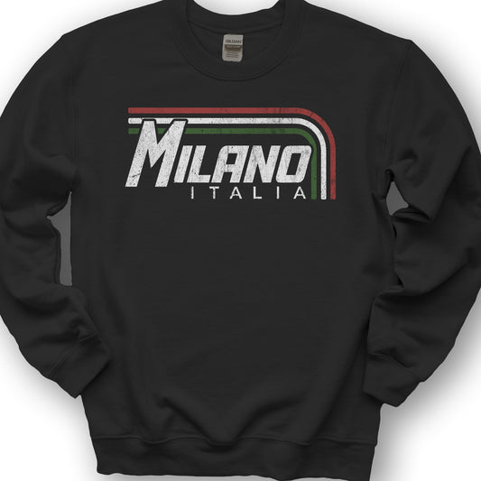 Milano Stripes Sweatshirt - Black