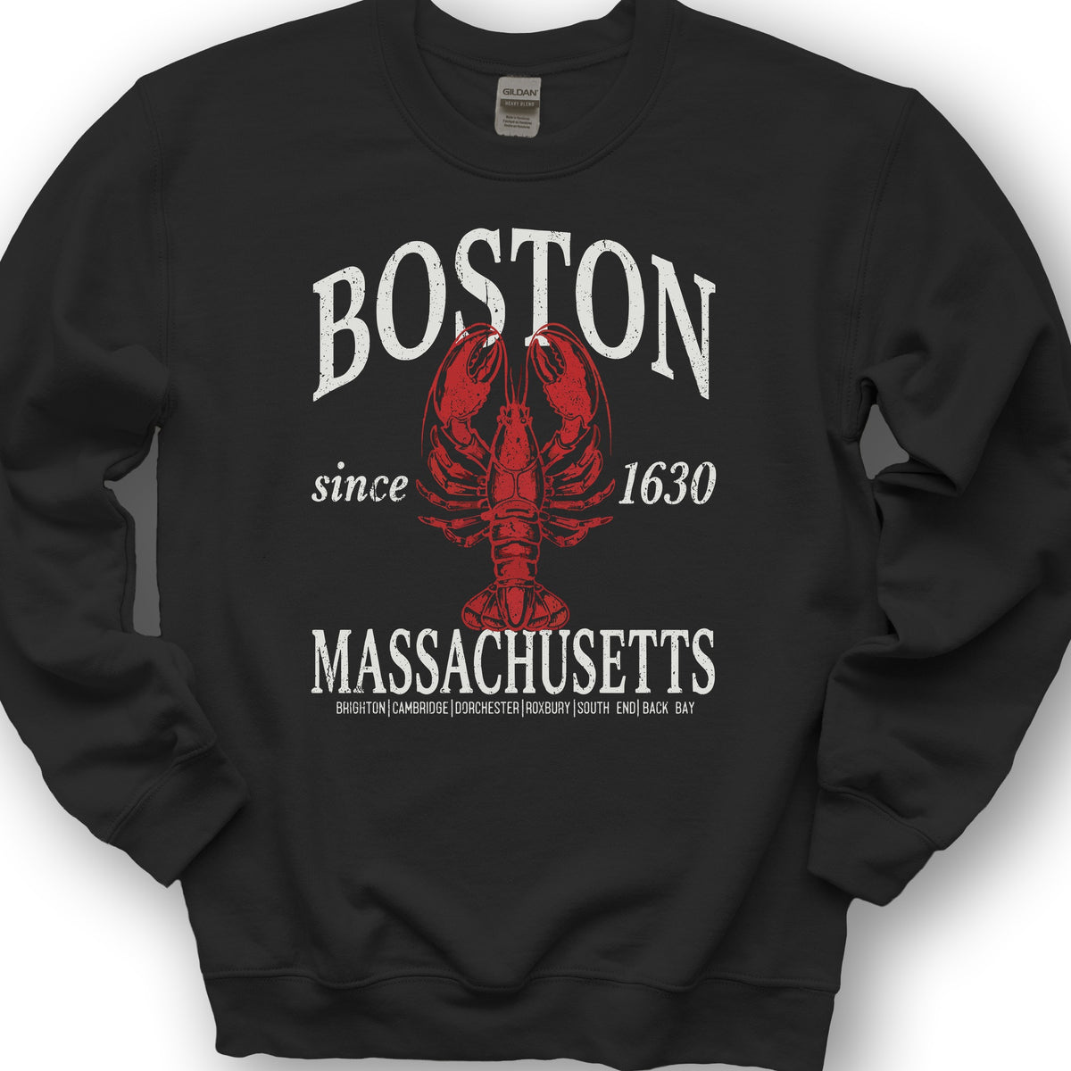 Boston Classic Lobster Sweatshirt - Black