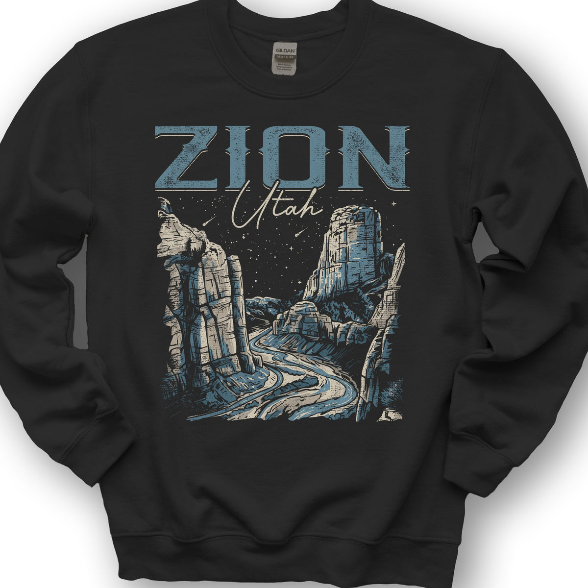 Zion Canyon Sweatshirt - Black